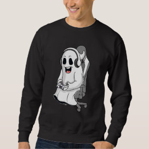 Sudadera Gaming Halloween Ghost Gamer Niños Zombie Boys