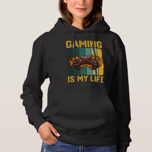 Sudadera Gaming Is My Life  Video Gaming (Anverso)