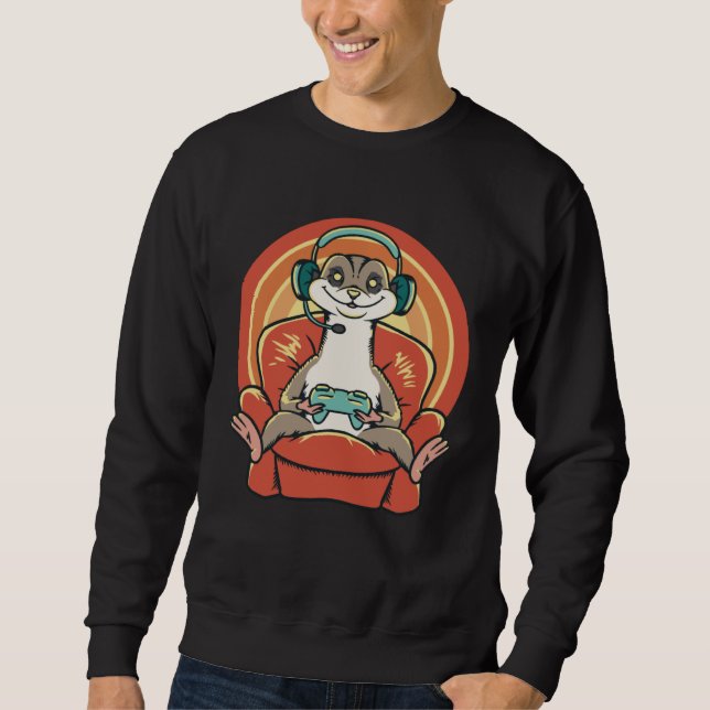 Sudadera Gaming Meerkat Outfit For Gamers (Anverso)