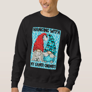 Sudadera Gaming Tee Gnomes - Colgando Con Mis Gnomies De Ju