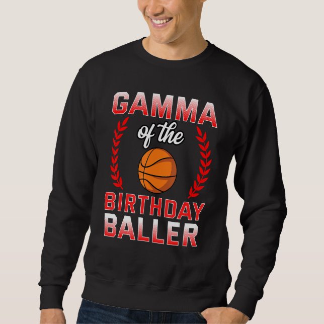 Sudadera Gamma De La Celebración De Cumpleaños De Bday Bday (Anverso)