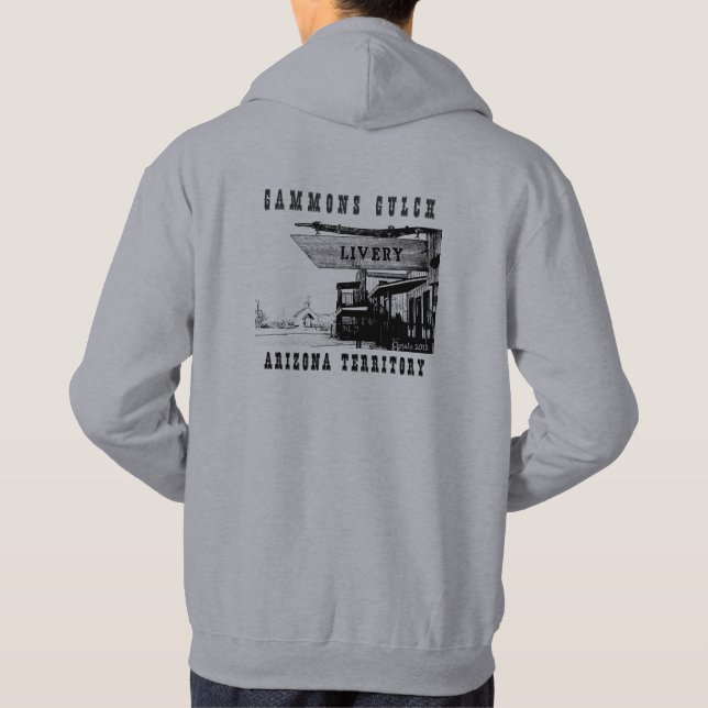 Sudadera Gammons Gulch Western Town Livery (Reverso)