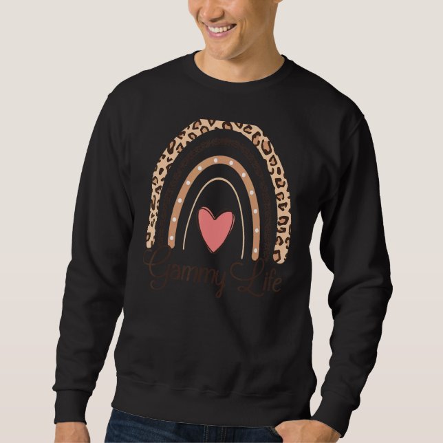 Sudadera Gammy Life Boho Rainbow Grandma (Anverso)