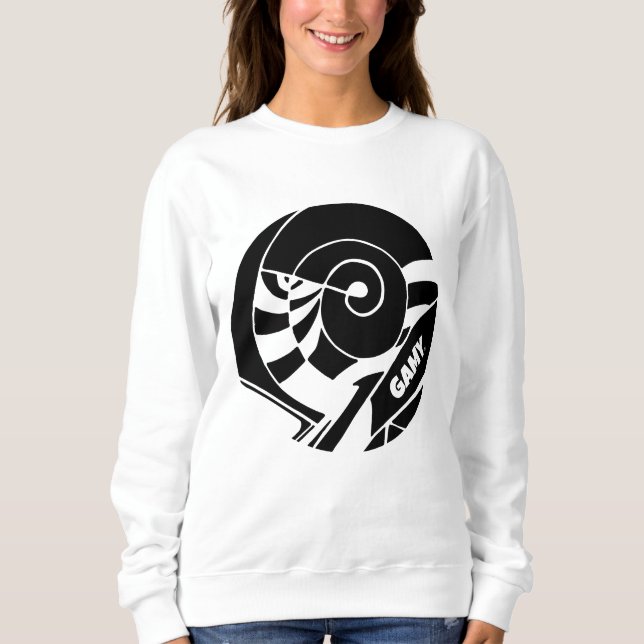 Sudadera GAMY® Black Logo Damen (Anverso)