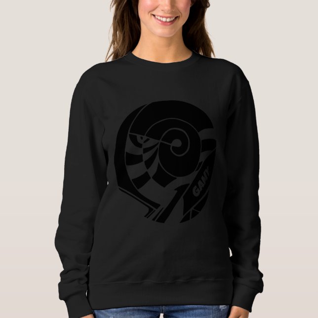 Sudadera GAMY® Black Logo Damen (Anverso)