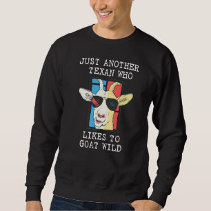 Sudadera Ganadero de cabra texana Goat Wild Texas Granjero 