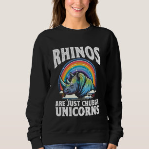 Sudadera Ganado del rinoceronte Chubby Unicornio Sudáfrica