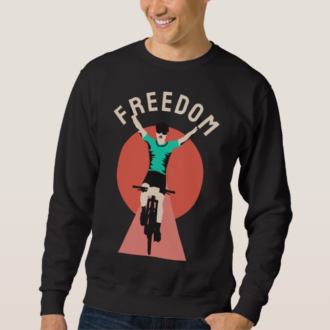 Sudadera Ganador Biker Retro Style Freedom (Anverso)