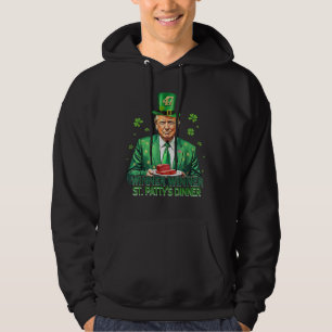 Sudadera Ganador de la cena de San Patty Trump Irlandés