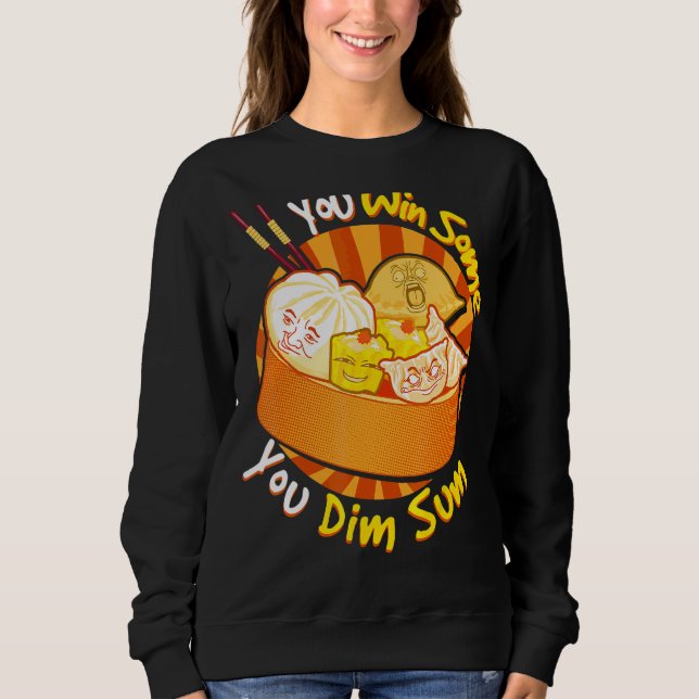 Sudadera Ganas Algo Que Dim Sum Dumplings De Carne China (Anverso)
