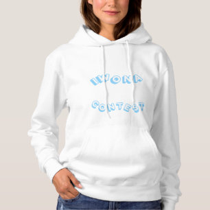 Sudadera Gané un concurso para mujeres de Pastel Azul