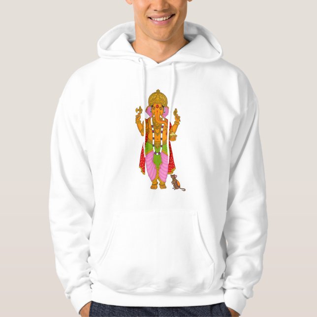 Sudadera Ganesha Hoodie – Casual & Men’s Wear (Anverso)