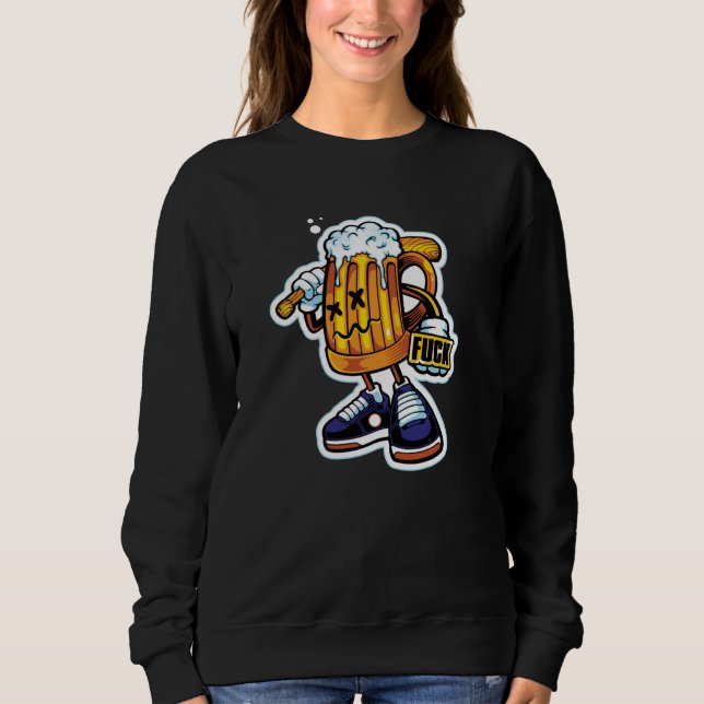 Sudadera Gangsta Beer (Anverso)