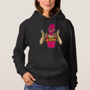 Sudadera Gangsta Chica Scorpio Masked Gangster Woman With G