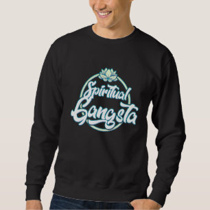 Sudadera Gangsta espiritual Graciosa Vida de yoga 1
