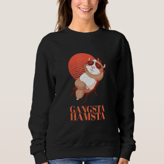 Sudadera Gangsta Hamsta Cute Gangster Hamster Crook Bandit