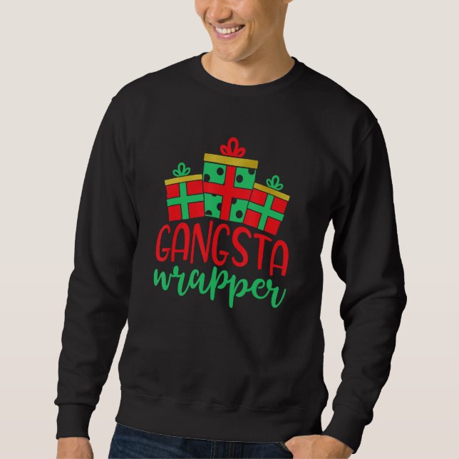 Sudadera Gangsta Wrapper (Anverso)