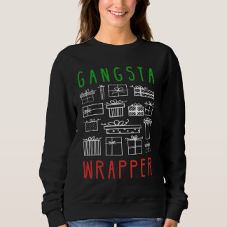 Sudadera Gangsta Wrapper - Graciosa cita de Navidades