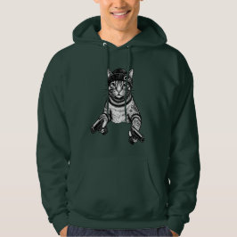 Sudadera Gangster Cat Tattoo Art | Cool Streetwear Kitty