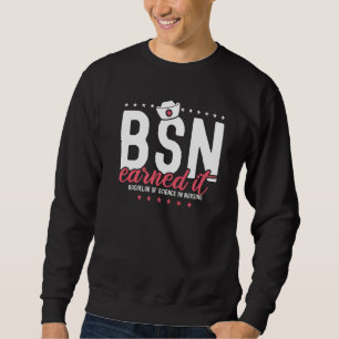 Sudadera Ganó Enfermeras Bsn Rn Bachelors De Ciencia En Nur