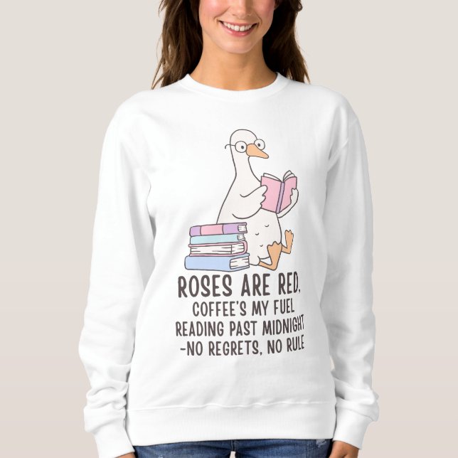 Sudadera Ganso Amante de los Libros (Anverso)