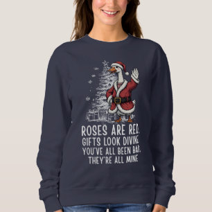 Sudadera Ganso de Santa Suelto - Regalo Divertido de Navida
