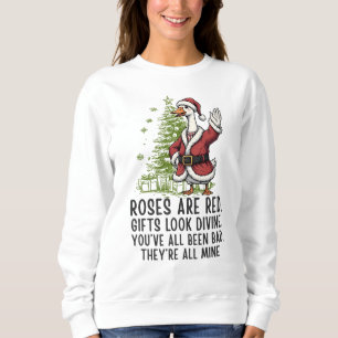 Sudadera Ganso de Santa Suelto - Regalo Divertido de Navida