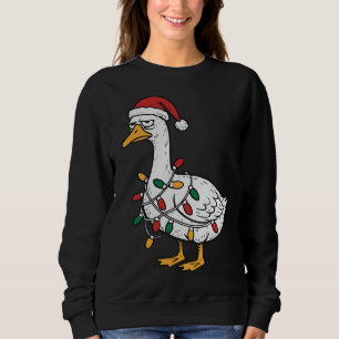 Sudadera Ganso gruñón de Navidad con Luces