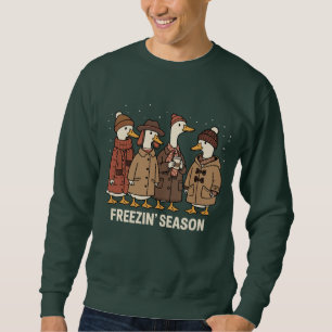 Sudadera Ganso lindo temporada congelante invierno acogedor