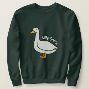 Sudadera Ganso Tonto Dibujo Animado Divertido
