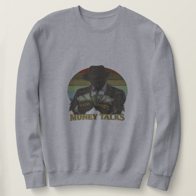 Sudadera Gánster contando dinero (Anverso del diseño)