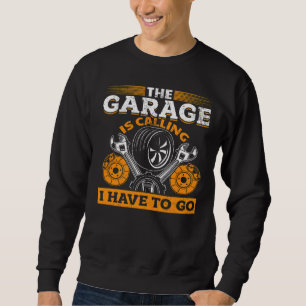 Sudadera Garage llama al destornillador de coche vintage me