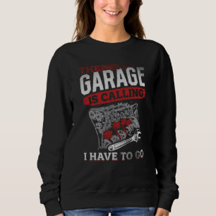 Sudadera Garage llama al destornillador de coche vintage me