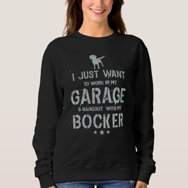 Sudadera Garaje del papá Bocker hombres colgar (Anverso)