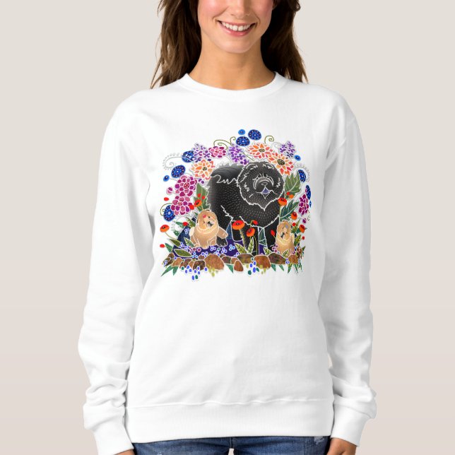Sudadera GARDEN FIESTA CHOW Sweatshirt -mejor en blanco/neg (Anverso)