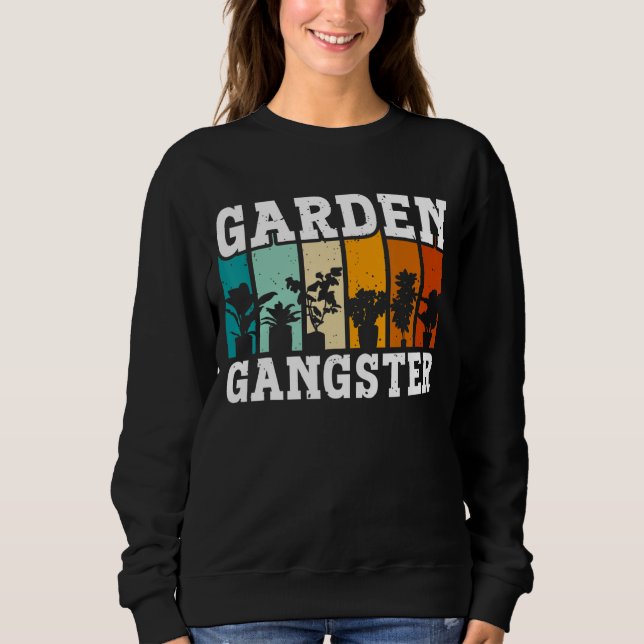 Sudadera GARDEN GANGSTER I Planta Jardinería (Anverso)