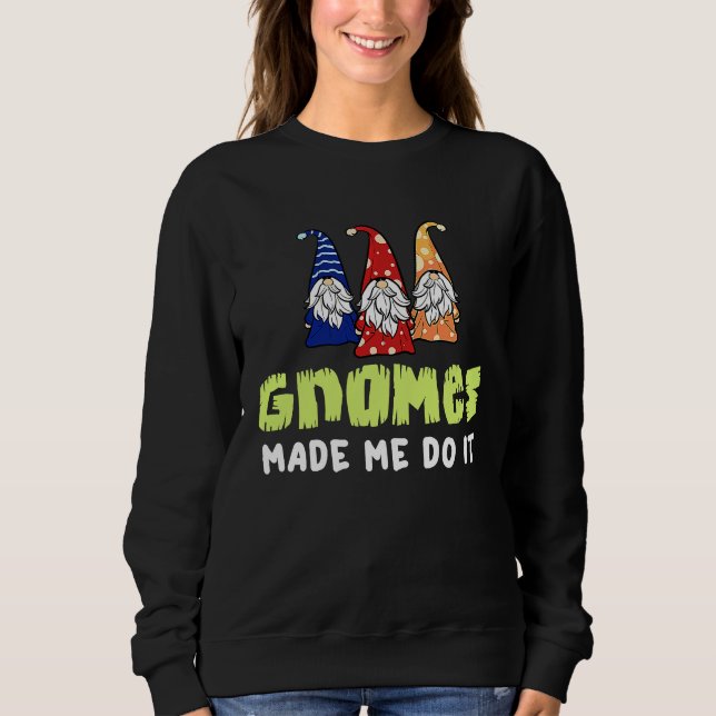 Sudadera Garden Gnome  Gnomies Gardening (Anverso)