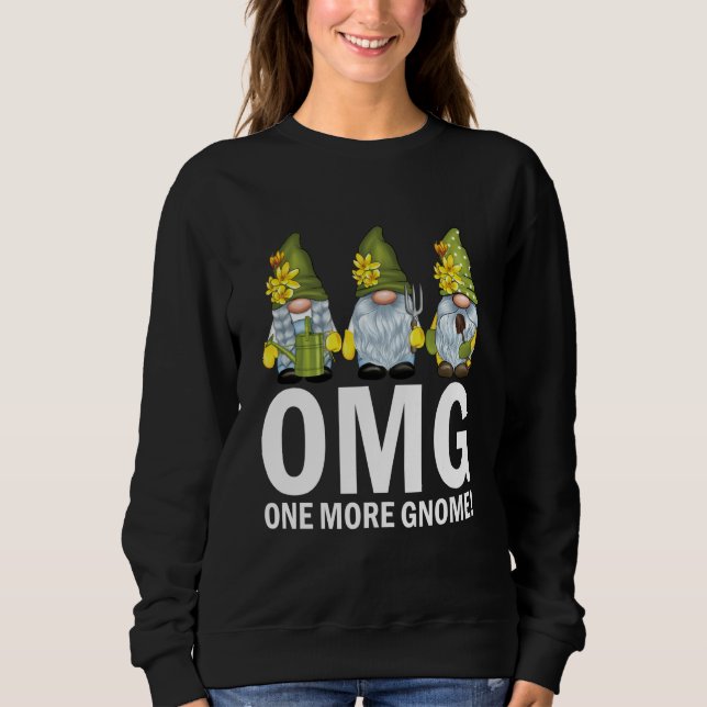 Sudadera Garden Gnomes OMG One More Gnome Gardener (Anverso)
