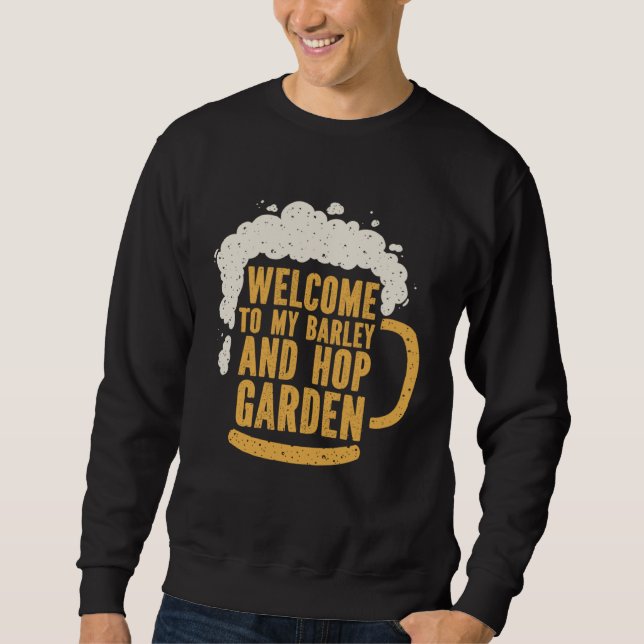 Sudadera Gardener Flowers Garden Plants Gardening Beer (Anverso)