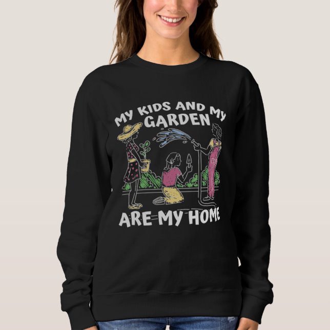 Sudadera Gardener Garden  Flowers Plants Gardening Mom (Anverso)