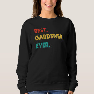 Sudadera Gardener Profesora Retro Mejor Jardinero de la His