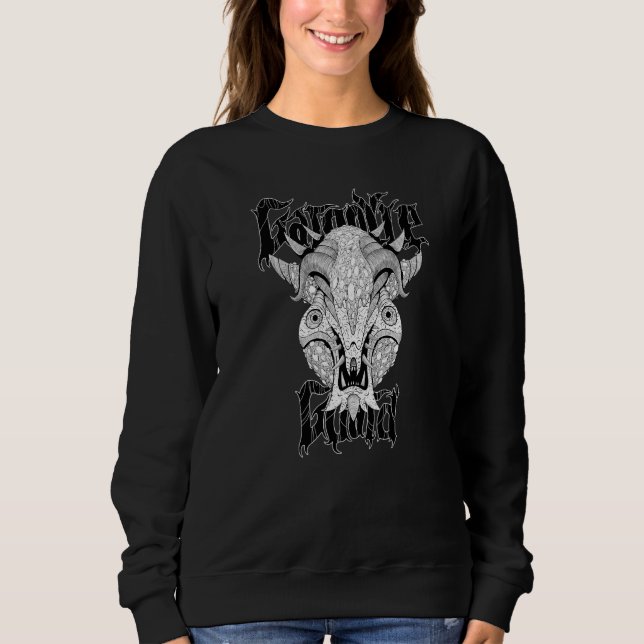 Sudadera gárgolas estilo retro vintage (Anverso)