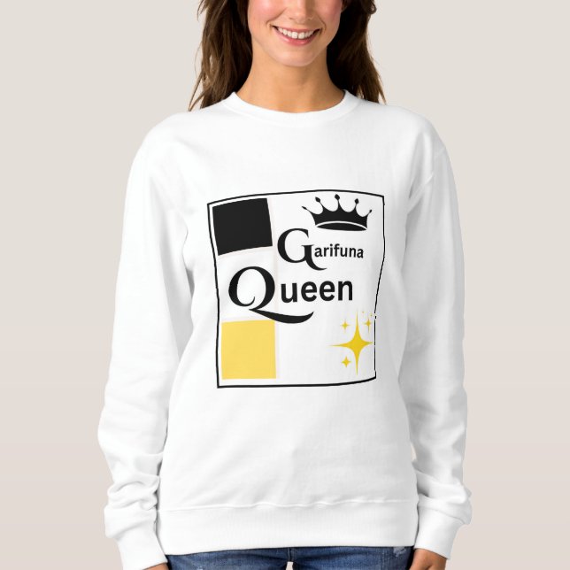 Sudadera Garifuna Queen (Anverso)