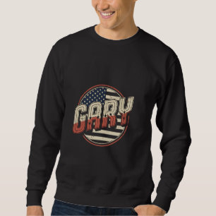 Sudadera GARY Nombre Patriota de Bandera de Estados Unidos