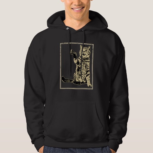 Sudadera Gata de pistola (Anverso)