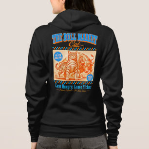 Sudadera Gata del Mercado Alcista Femenino - Inversora Retr