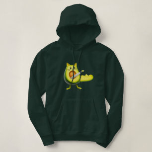 Sudadera gatito aguacate