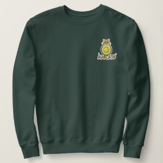 Sudadera gatito aguacate