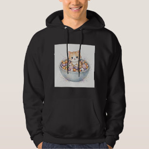 Sudadera Gatito en tazón de dulces de Halloween