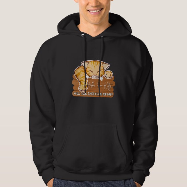 Sudadera Gatito | Gato de nadie (Anverso)